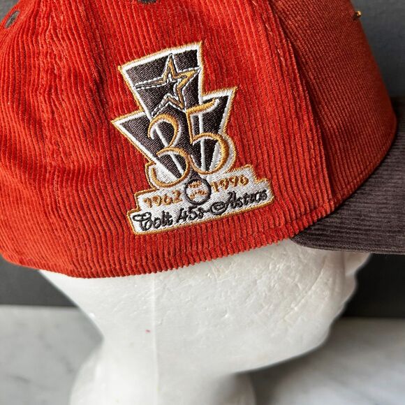 Houston Astros MLB Cap 35 Year Corduroy New Era 9FORTY - Snapback One Size Hat - Picture 6 of 11